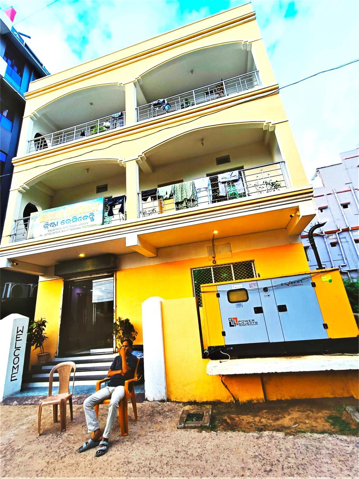 Goroomgo Krishna Residency Puri Near Sea Beach - Spacious Room With Excellent Service Awarded - Best Seller Exterior foto